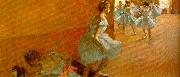 Edgar Degas Dancers Climbing the Stairs painting